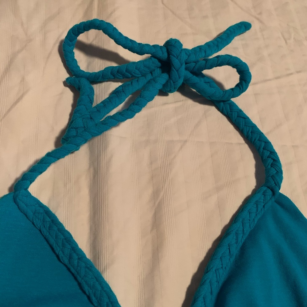 Turquoise Halter Top - Picture 4 of 8